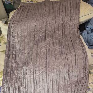 H&M Shimmering Purple Pleated Midaxi Skirt XL